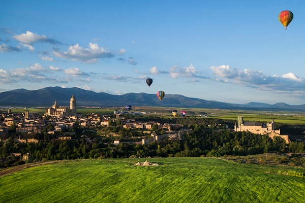 Volar en globo por Segovia